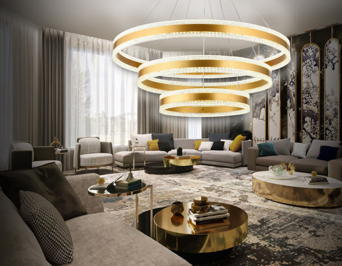 Управляемый подвесной светодиодный светильник Ambrella light FA6183