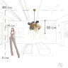 Подвесная люстра Loft it Britannica 10401/800S