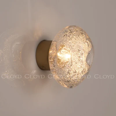 Бра Cloyd VOCAL W1 / латунь - прозрачн. стекло (арт.20366)