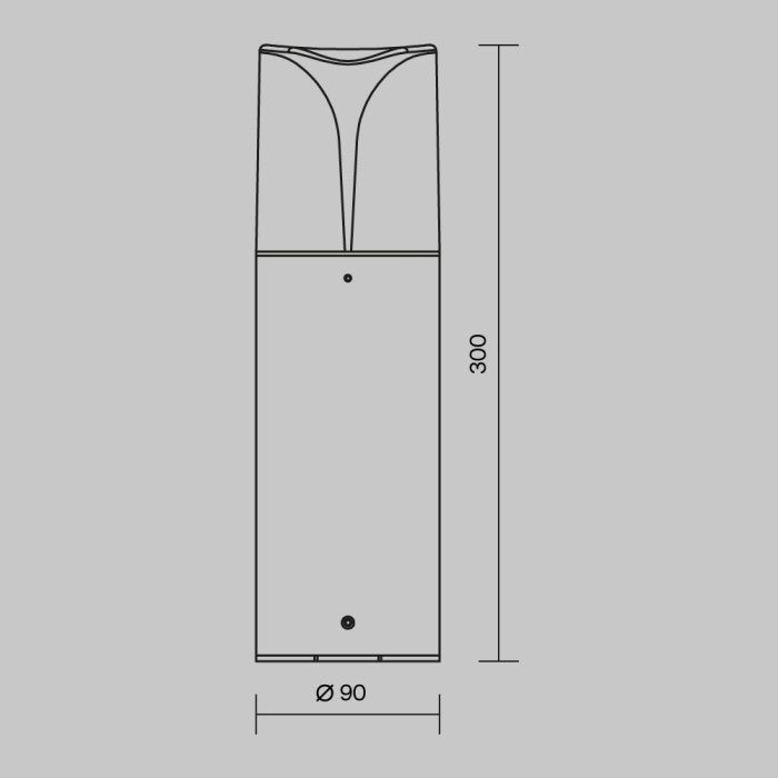 Садово-парковый светильник Maytoni Piccadilly O017FL-01B