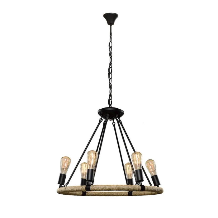 Подвесная люстра Loft it Rope filament LOFT1861/6
