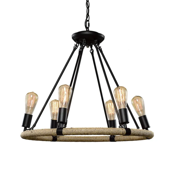 Подвесная люстра Loft it Rope filament LOFT1861/6
