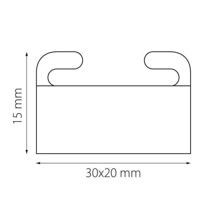 Фиксатор-зажим для трека Nove Lightstar 508168