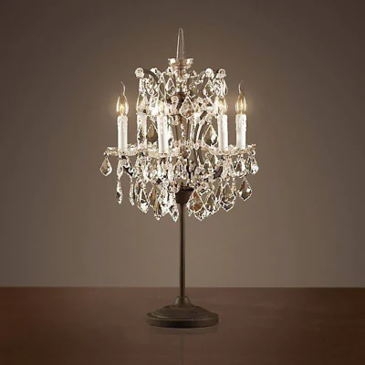 Хрустальная декоративная настольная лампа L&#039;Arte Luce Luxury Rococo L27931