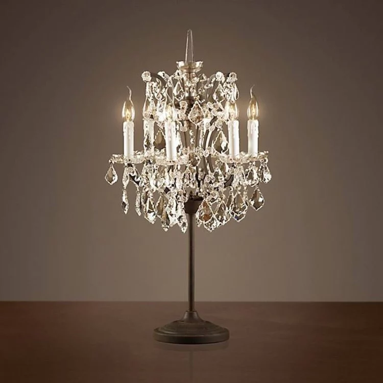 Хрустальная декоративная настольная лампа L'Arte Luce Luxury Rococo L27931