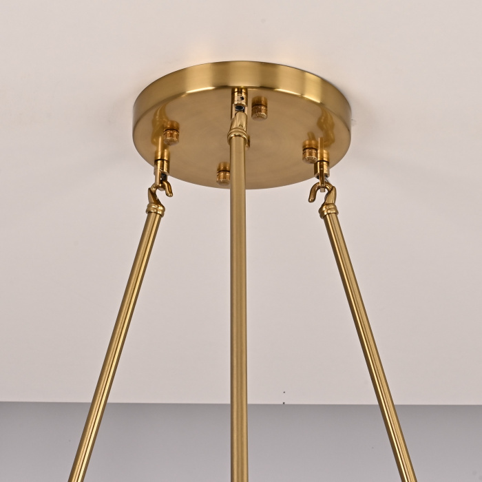 Люстра TORCHE DE VERRE Round Chandelier 8 ImperiumLoft