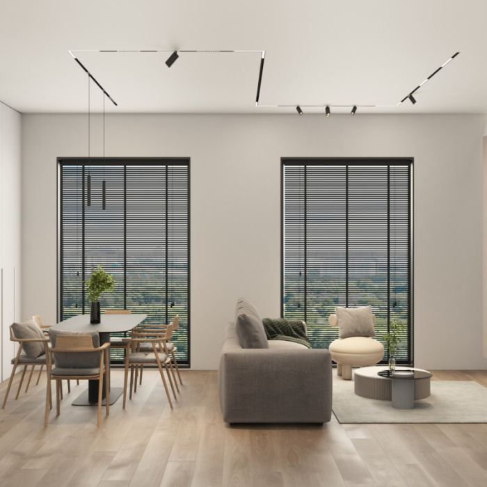 Подвесной трековый светильник SIMPLE SPOT DK8108-BK