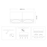 Накладной точечный светильник GX53 Ambrella light TN70872