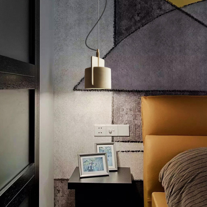 Подвесной бетонный светильник SKOVL C Серый ImperiumLoft