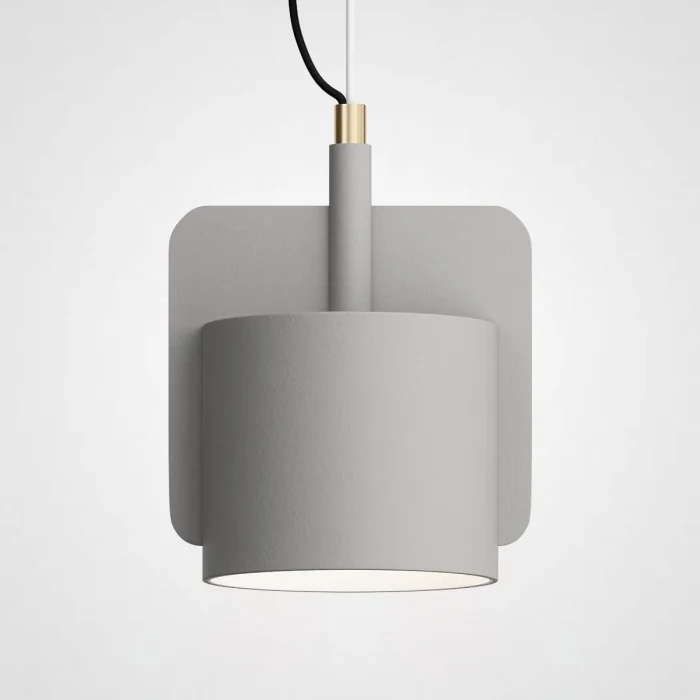 Подвесной бетонный светильник SKOVL C Серый ImperiumLoft