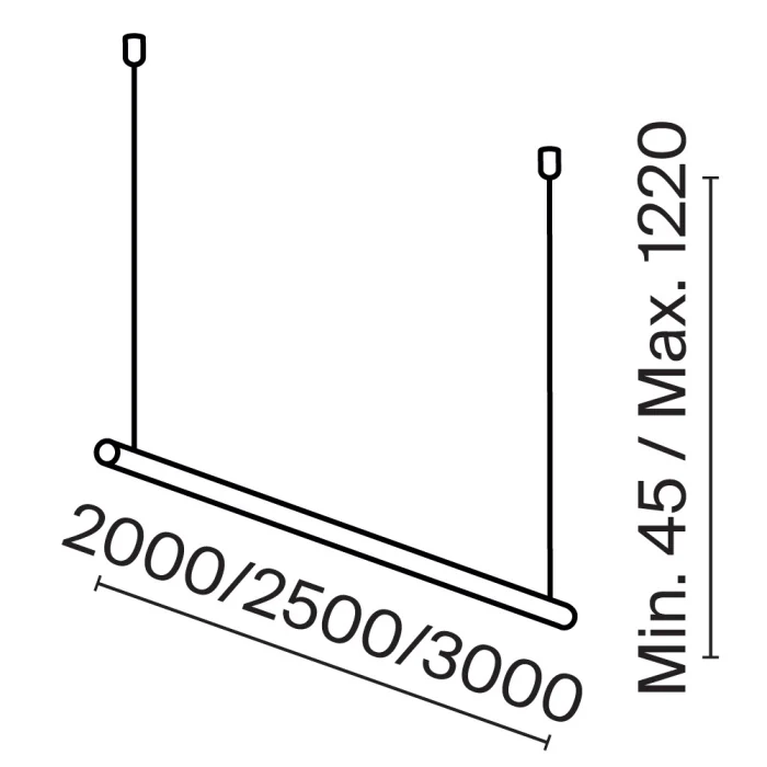 Подвес для опорного стержня Parity черный Maytoni TRA130SWK-B