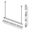 Подвес для опорного стержня Parity черный Maytoni TRA130SWK-B