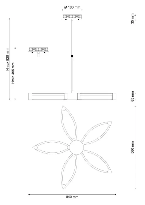Светильник подвесной Lucia Tucci MODENA 172.5 LED
