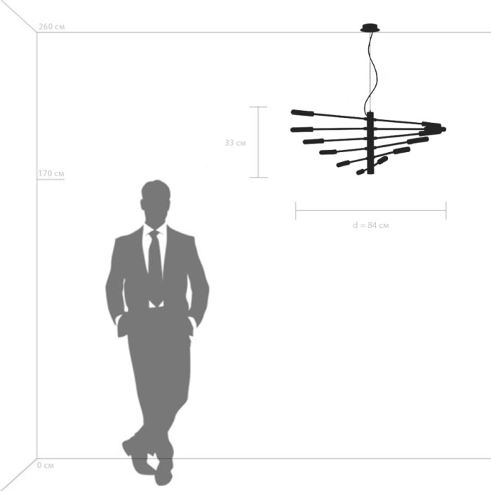 Подвесная люстра RAGNO LIGHTSTAR 733127