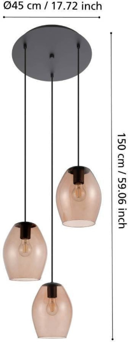 Люстра ESTANYS 1 EGLO 390161