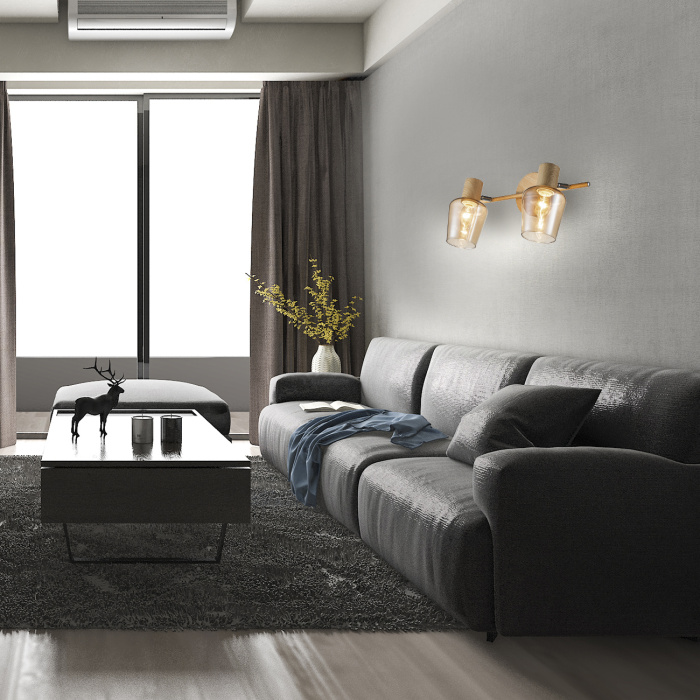 Настенно-потолочный светильник WOODY ESCADA 691/2A