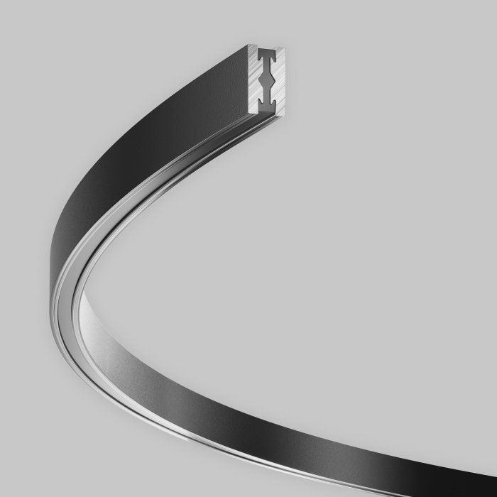 Шинопровод круглый из полукругов Maytoni Busbar trunkings Flarity TRX154-2SR-D1500-B