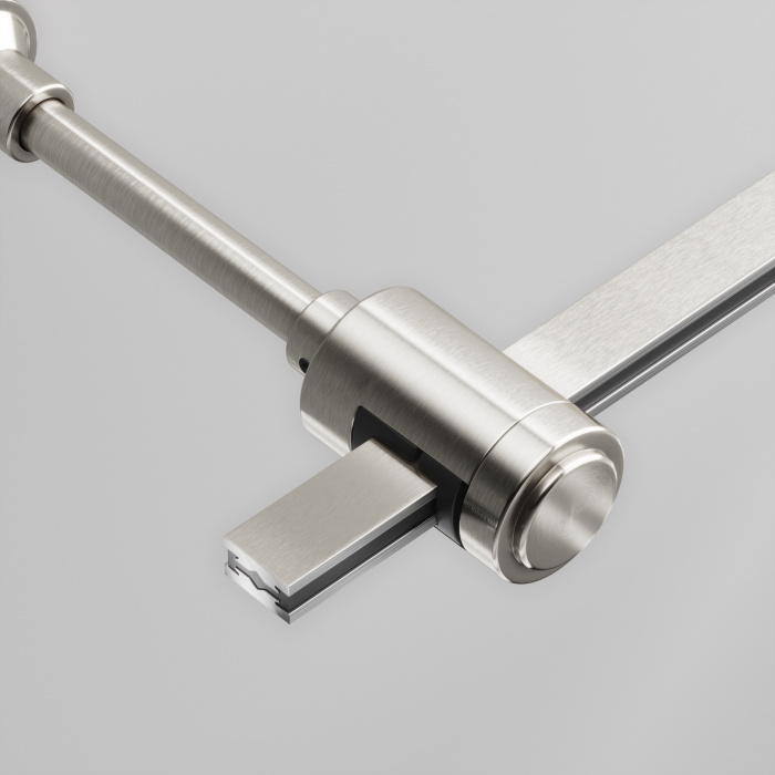 Крепление настенное Wall одинарное удлиненное Flarity платина Maytoni TRA155CW-SL1-PT