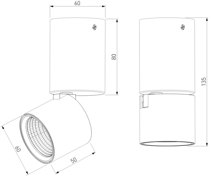 Накладной спот Elektrostandard Sens 4690389197819