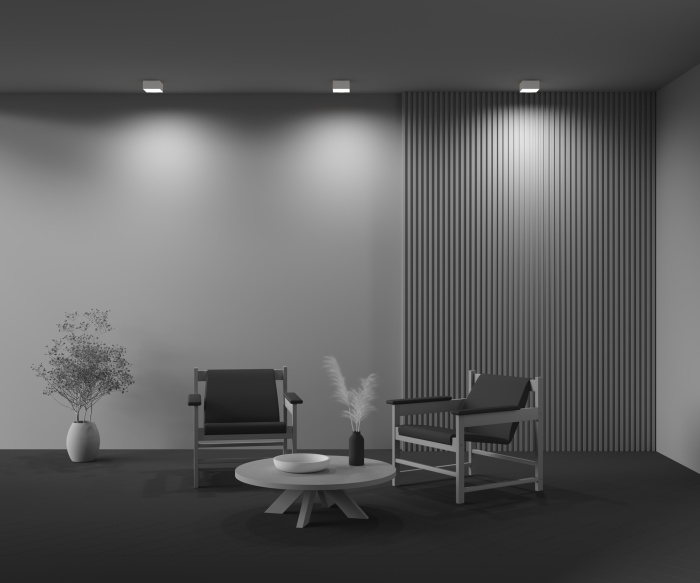 Потолочный светильник Maytoni Zon C032CL-12W3K-SQ-W