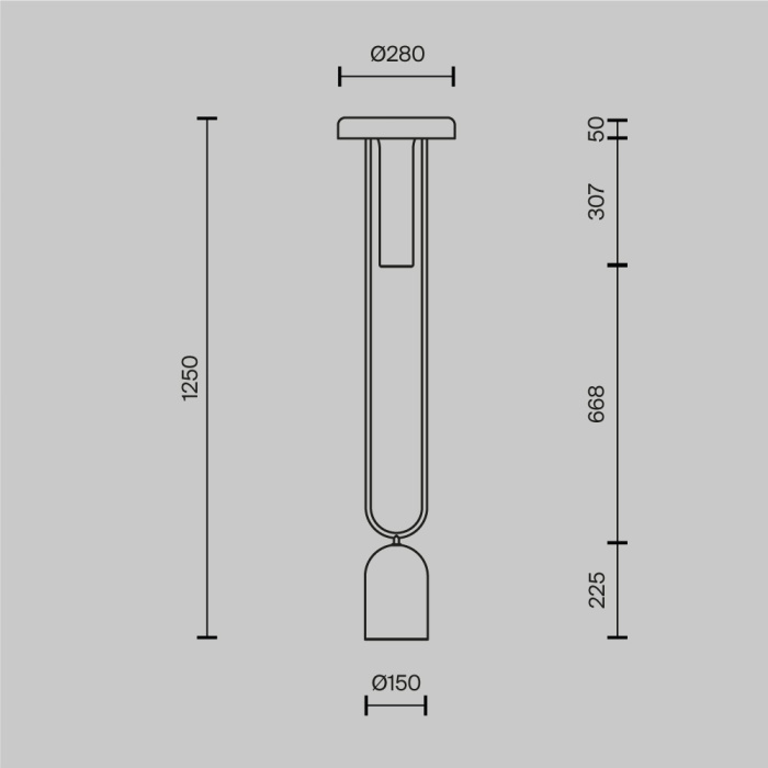 Торшер Maytoni Ikebana MOD463FL-L24BS3K