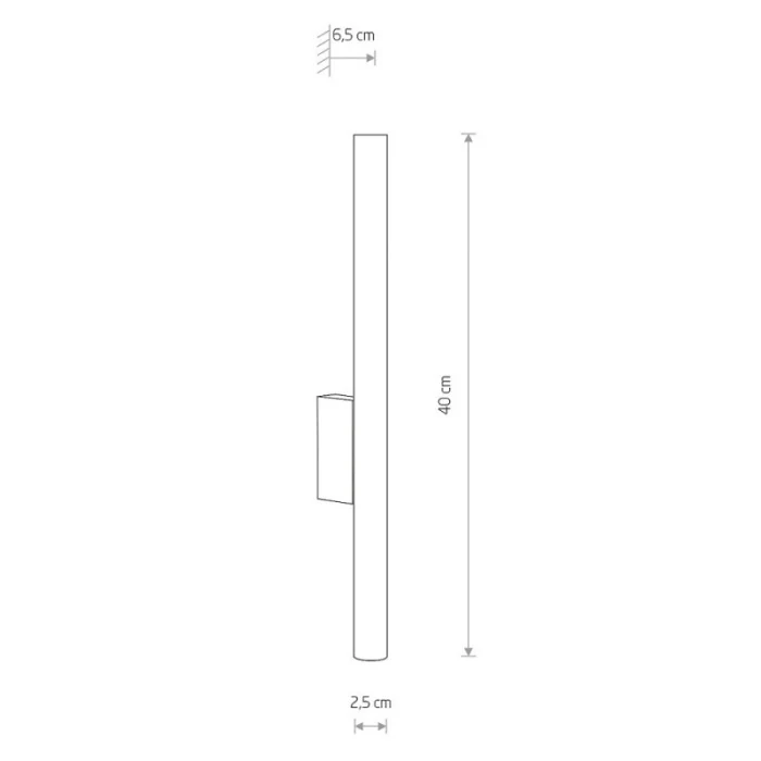 Настенный светильник Nowodvorski Laser Wall Satine Chocolate 10564