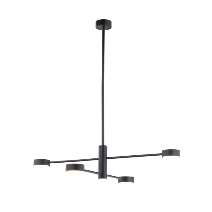 Люстра на штанге Nowodvorski Orbit Black 7945