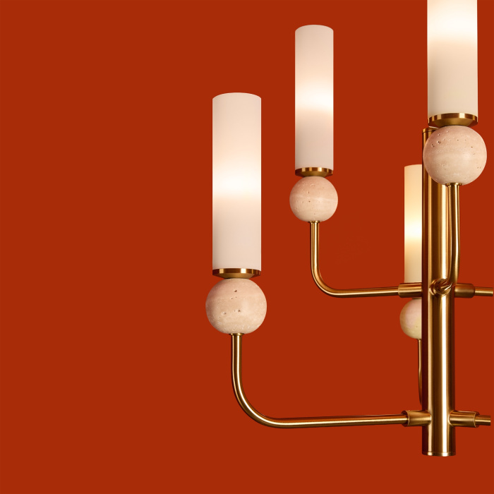 Люстра на штанге Freya Sunspot FR5482CL-06BS1