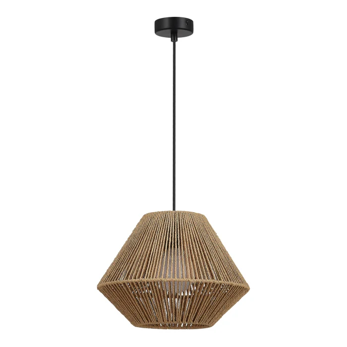 Светильник подвесной бежевый/черный E27 1*40W SLE6025-603-01