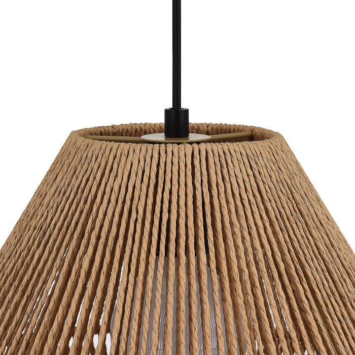 Светильник подвесной бежевый/черный E27 1*40W SLE6025-603-01