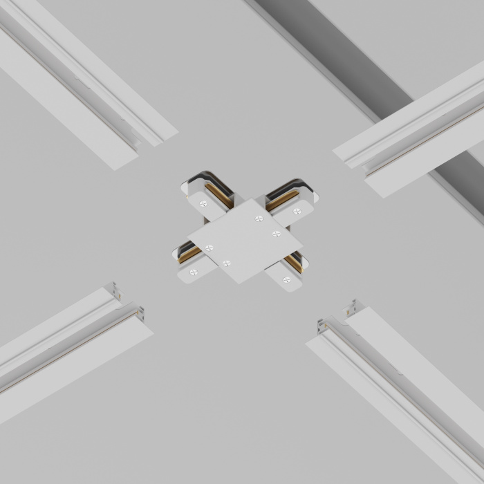 Коннектор Х-образный Unity встраиваемый белый Maytoni TRA002CX-11W