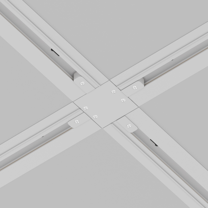 Коннектор Х-образный Unity встраиваемый белый Maytoni TRA002CX-11W