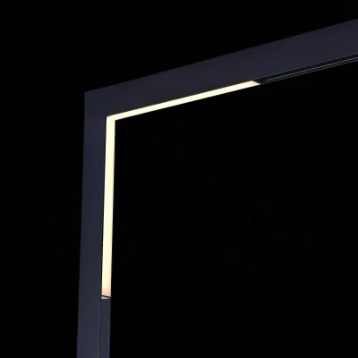 Магнитный трековый светильник Черный LED 1*20W 3000K 1 000Lm Ra&gt;90 120° IP20 L330xW330x ST801.436.20