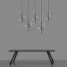 Подвесной светильник Delight Collection 10018P 10018P/1 black/clear