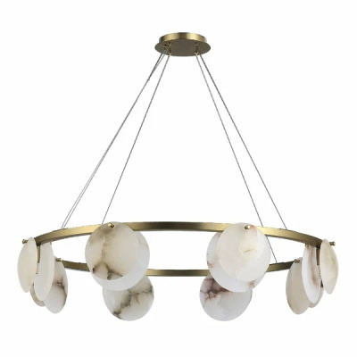 Светильник подвесной ST-Luce Латунь/Алебастр G9 8*5W 4000K SL1520.303.08