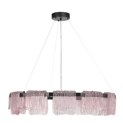 Светильник подвесной ST-Luce черный/розовый LED 1*66W 3000K SL6021.403.66