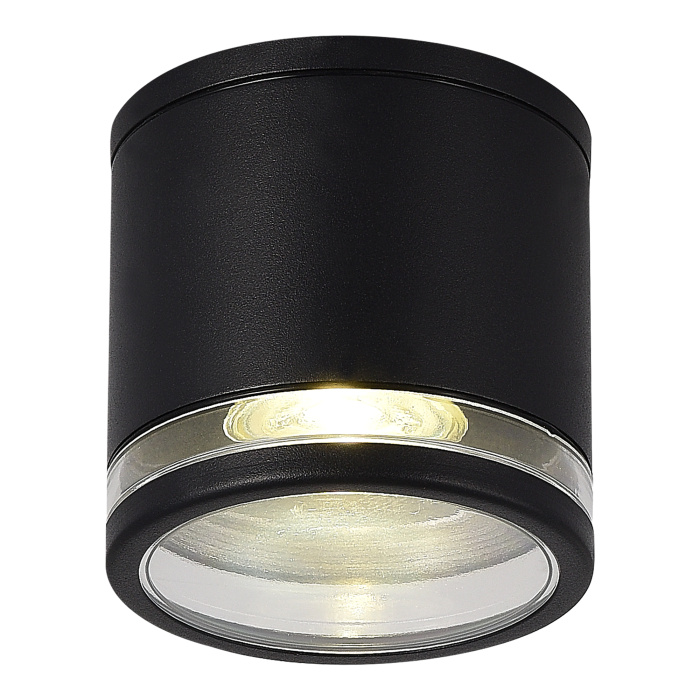 Светильник уличный потолочный ST-Luce черный/белый GU10 1*50W SL9009.402.01