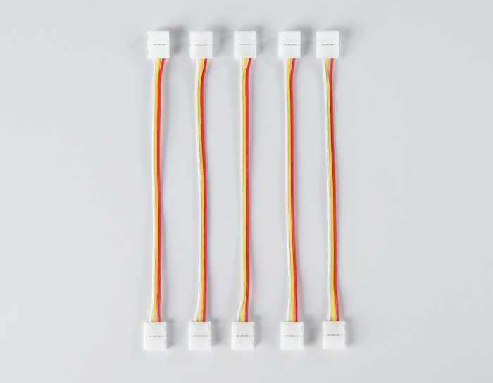 Соединитель гибкий двухсторонний для светодиодной ленты 2835 12/24V (3 конт.) 150 мм GS7651 (5шт) Ambrella light GS7651