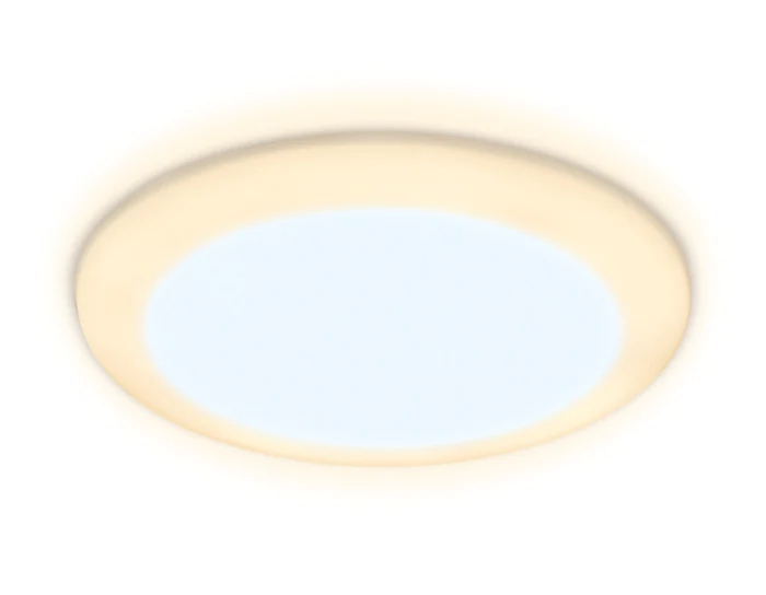 Встраиваемый cветодиодный светильник с регулируемым крепежом и подсветкой Ambrella light DCR303