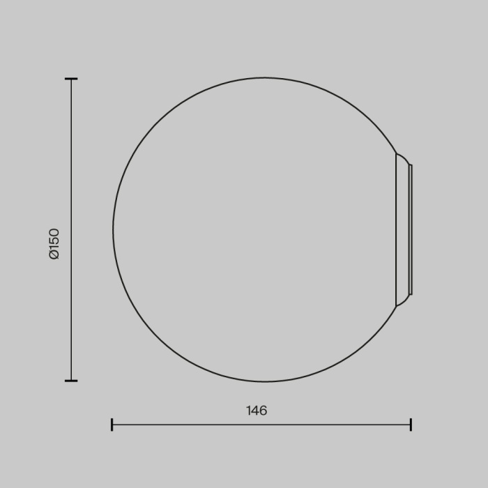 Бра Maytoni Basic form MOD321WL-01W2