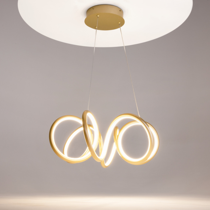 Подвесной светодиодный светильник Maytoni Curve MOD241PL-L60BSK