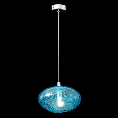 Светильник подвесной Crystal Lux FORMLESS SP1 BLUE