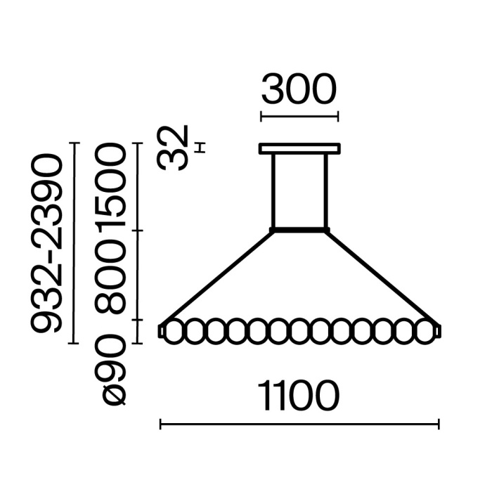 Подвесной светильник Maytoni Amulet MOD555PL-L18G3K