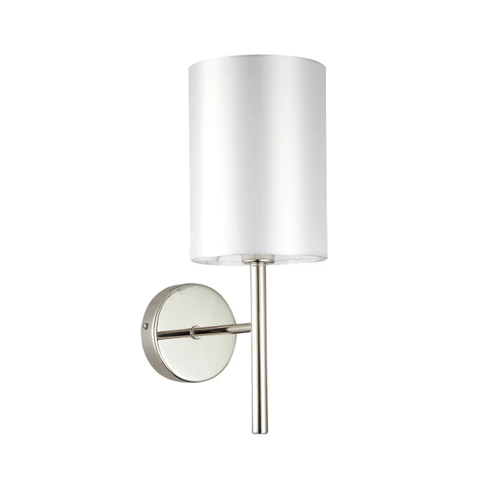 SLE107301-01 Светильник настенный Никель/Белый E14 1*40W