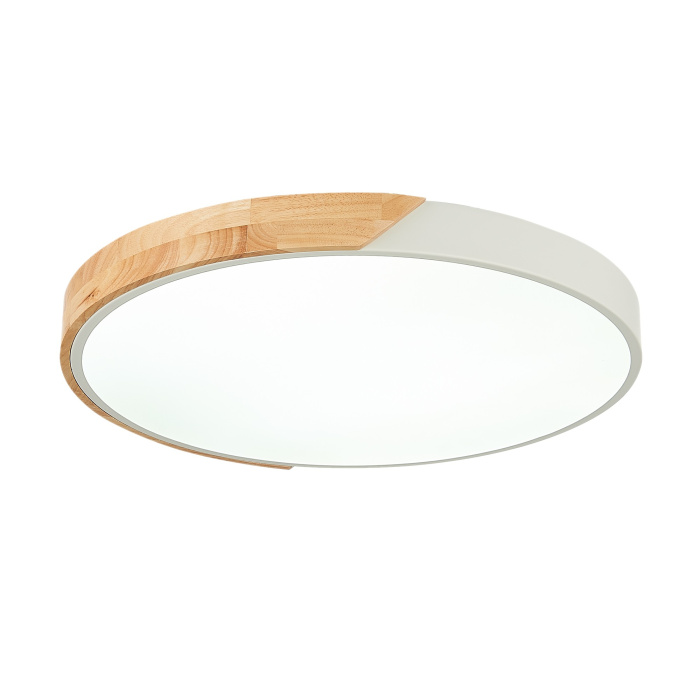 SLE200952-01 Светильник потолочный Белый, Светлое дерево/Белый LED 1*45W