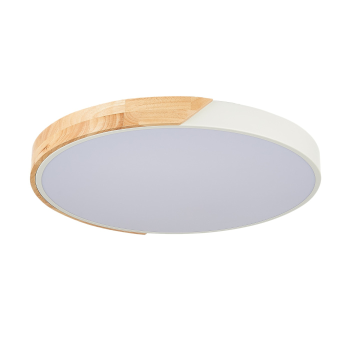 SLE200952-01 Светильник потолочный Белый, Светлое дерево/Белый LED 1*45W