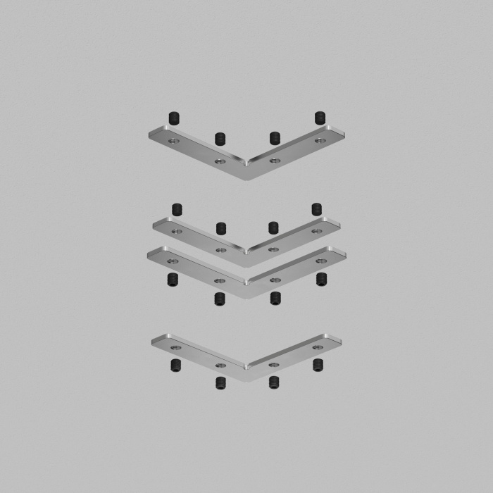 Соединитель профиля Denkirs SMART SLOTT TR2019-AL