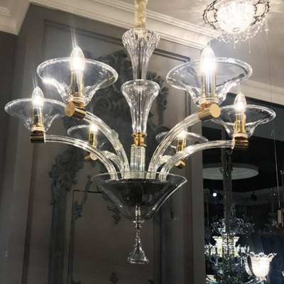 Подвесная люстра L&#039;Arte Luce Luxury Emerzio L58206.28 с элементами из хрусталя