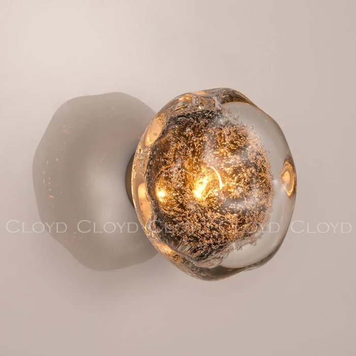 Бра Cloyd VOCAL W1 / латунь - коричнев. стекло (арт.20367)