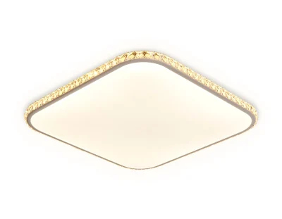 Потолочный светодиодный светильник с пультом и дополнительной подсветкой Ambrella light FF75